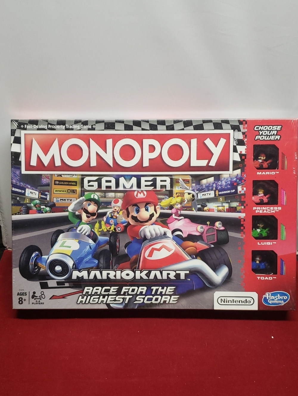 Monopoly Mario Kart Edition New Sealed Box NIB Family Board Game Nintendo Hasbro